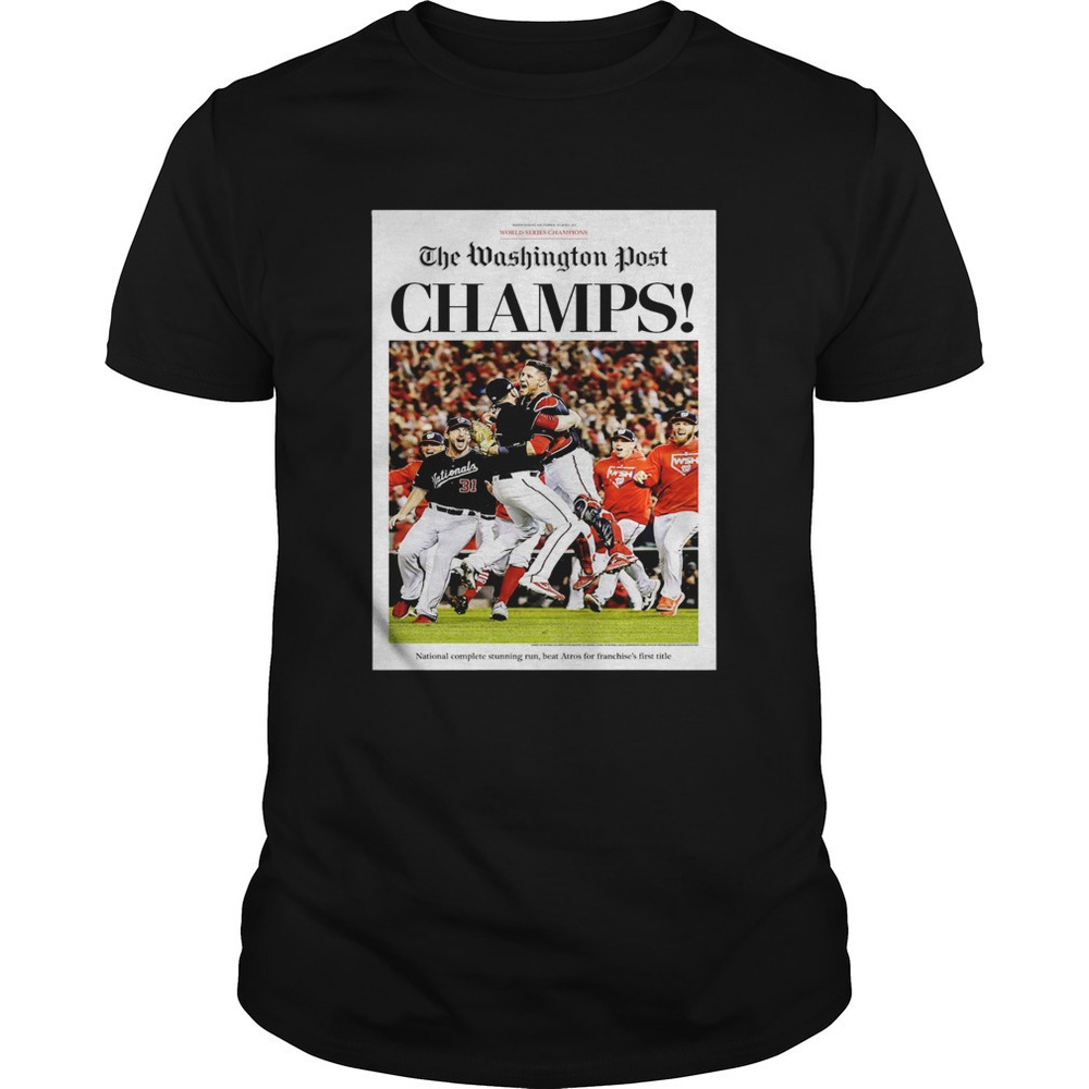 World Series Champions Washington Nationals Post Champs Shirt
